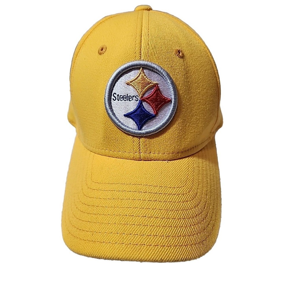 NFL Pittsburgh Steelers Football Team OSFA Fitted Vintage Dad Hat Cap Retro 90's
